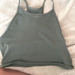 Mint colored athletic top